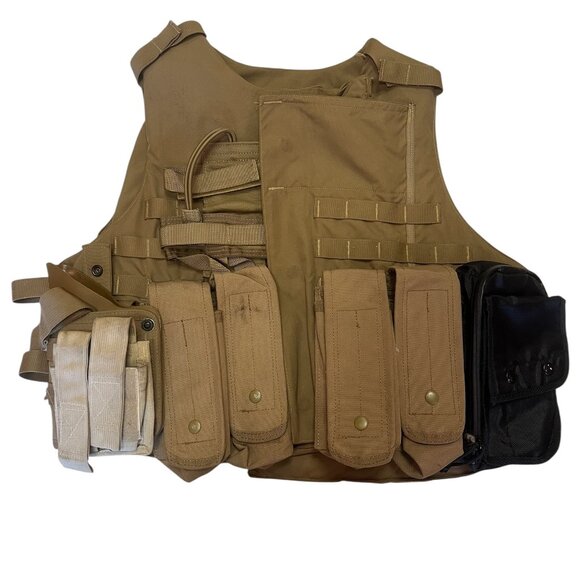 US Military Body Armor Interceptor Base Vest Carrier Size Large Propper Add Ons - Picture 1 of 5